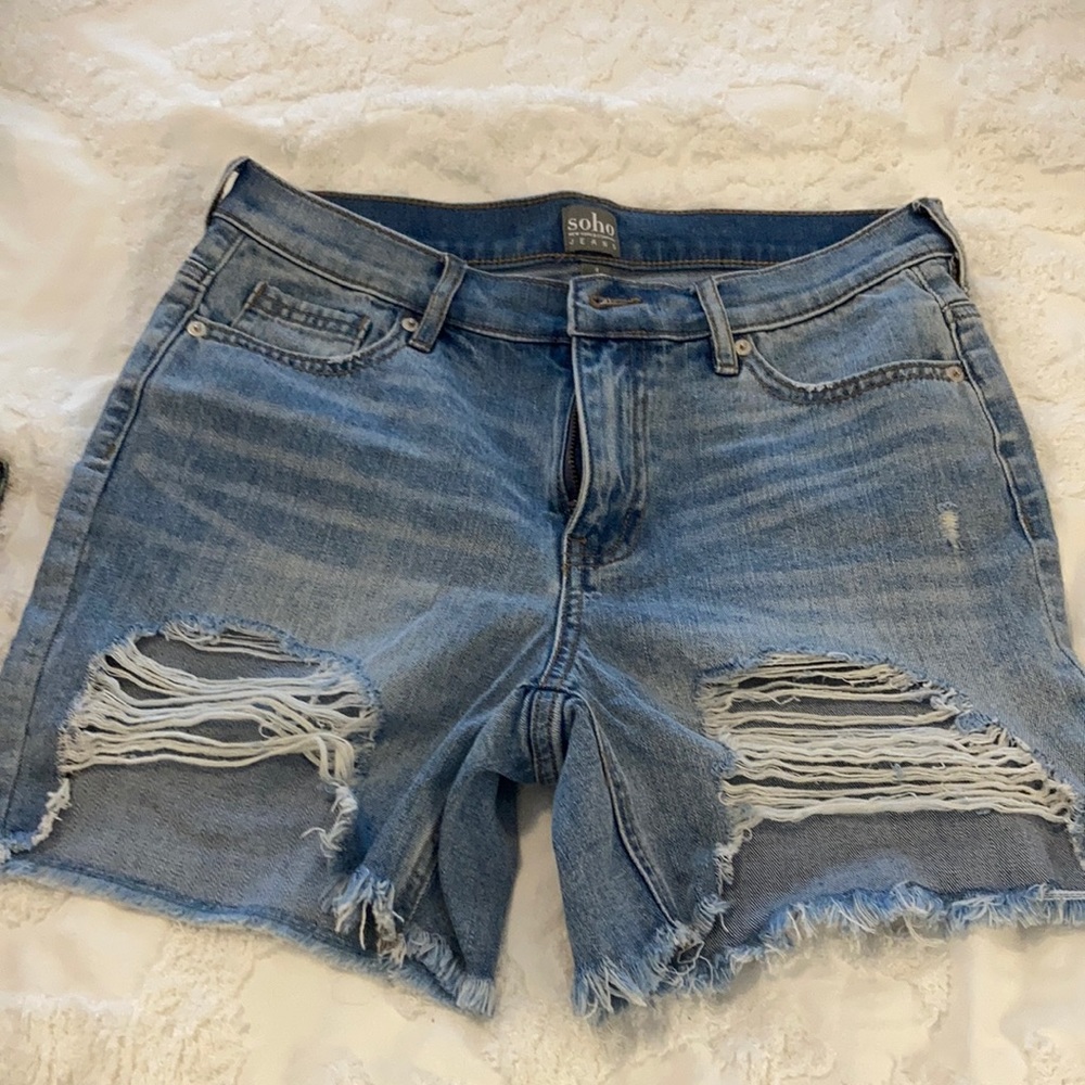 Soho NY&Co high rise Jean shorts